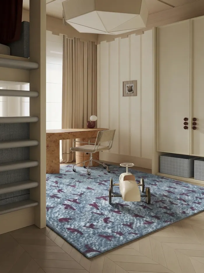 JACARANDA — tappeto su misura di Martina Pozzi — MP_archistudio